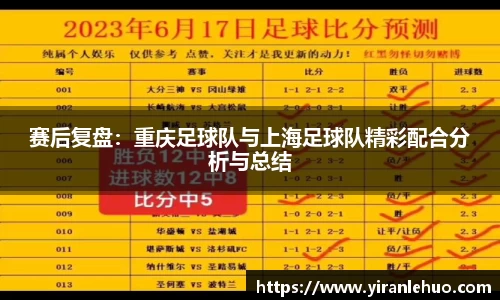 赛后复盘：重庆足球队与上海足球队精彩配合分析与总结